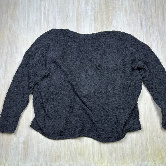 Beyond Yoga Gray Waterfall Draped Open Front Casual Cardigan Sweater Small - Picture 16 of 16